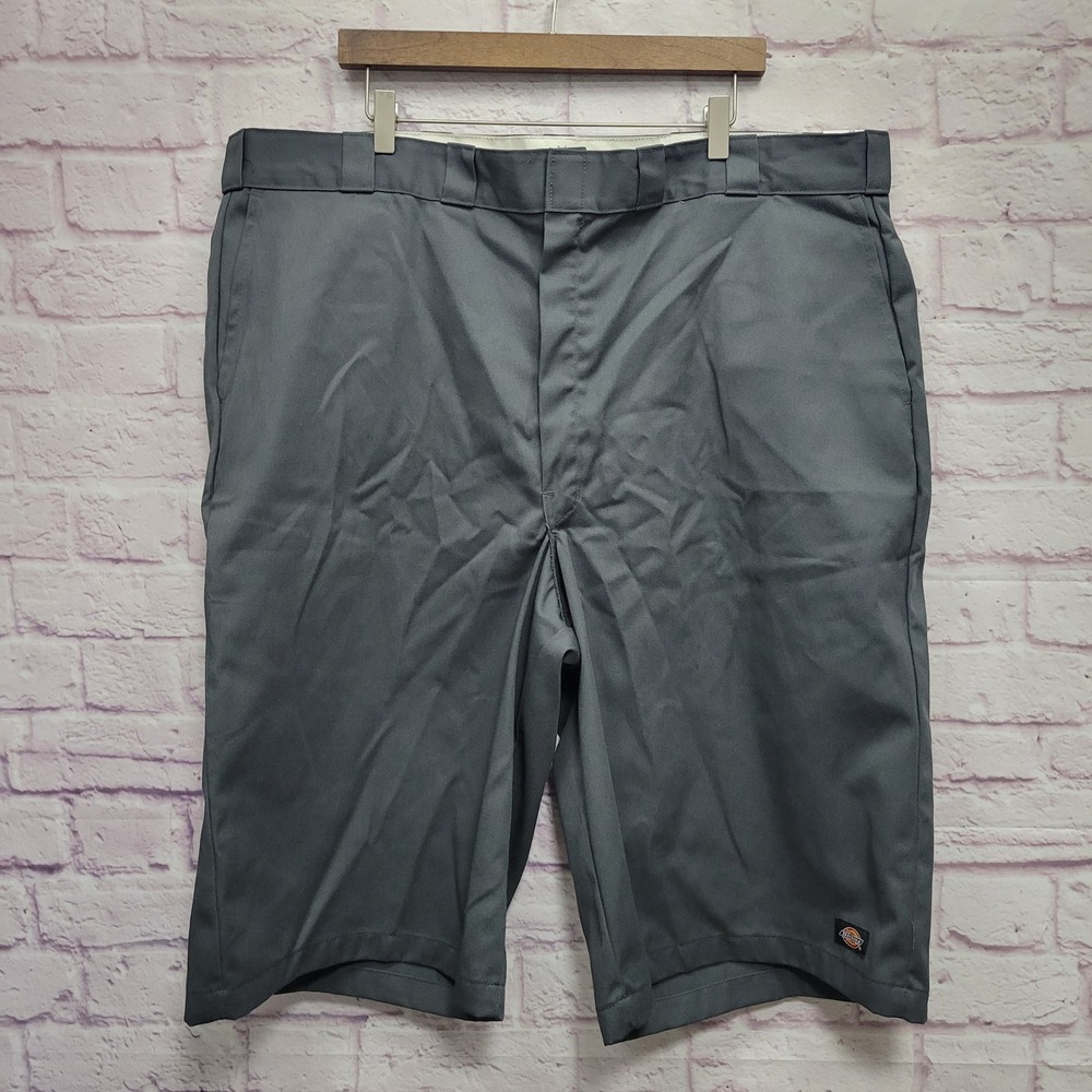 New Dickies Loose Fit Twill Work Shorts Mens Gray 46 Utility Y2K Skater Gorpcore